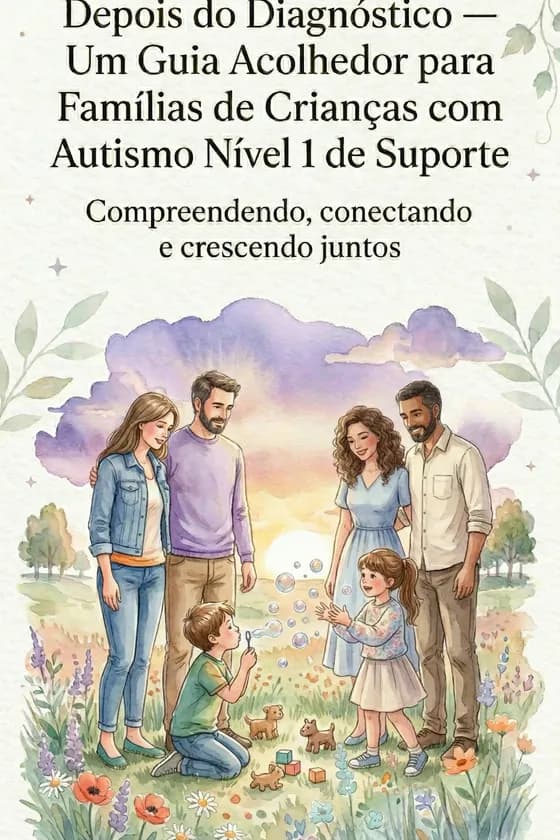 Ebook Depois do Diagnóstico — Guia para Famílias de Crianças com Autismo Nível 1 de Suporte
